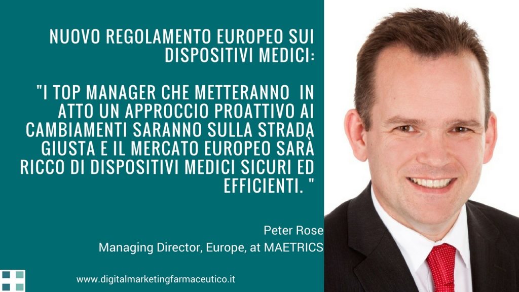 Regolamento europeo Peter Rose per Media For Health