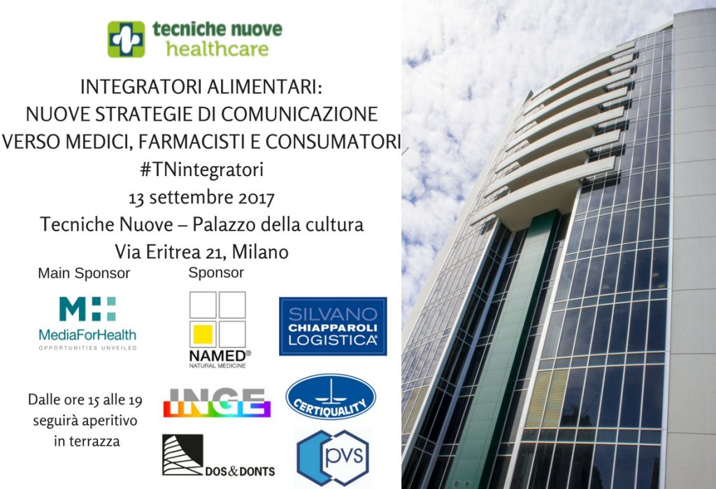 INTEGRATORI ALIMENTARI- NUOVE STRATEGIE DI COMUNICAZIONE VERSO MEDICI, FARMACISTI E CONSUMATORI media for health
