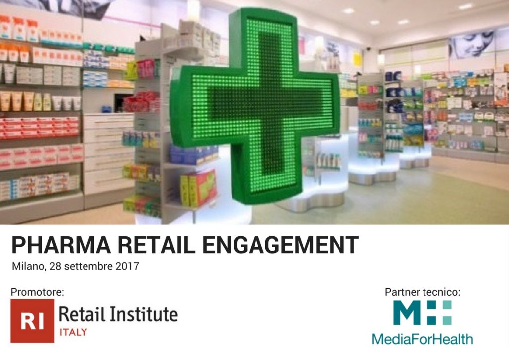 pharma retail engagement per media for health