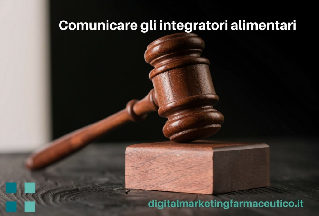 comunicazione degli integratori alimentari