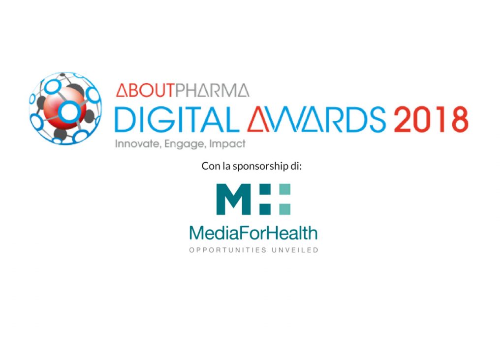 AboutPharma Digital awards 2018 Con la sponsorship di Media For Health